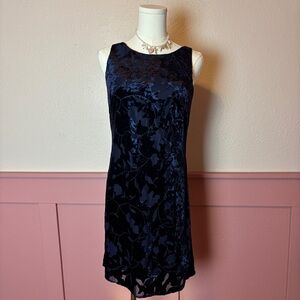 witchy whimisgoth vintage crushed velvet dress